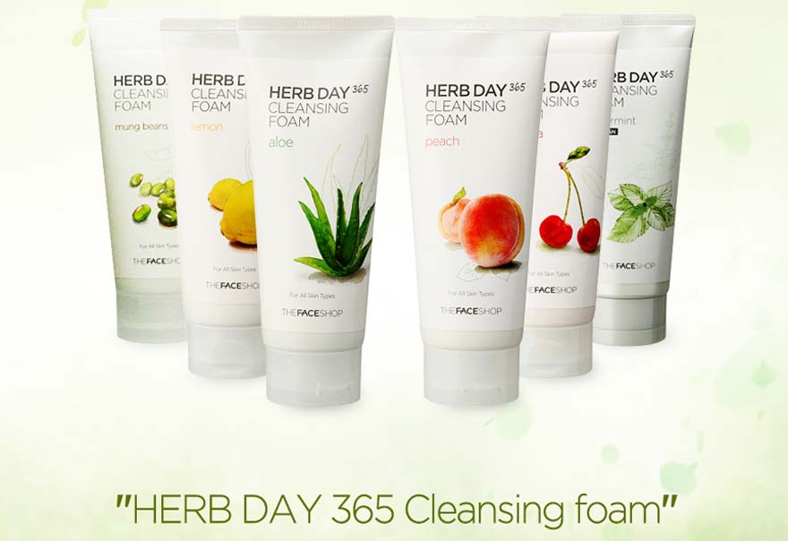 [The Face Shop] Herb365 cleansing foam Acerola 170ml